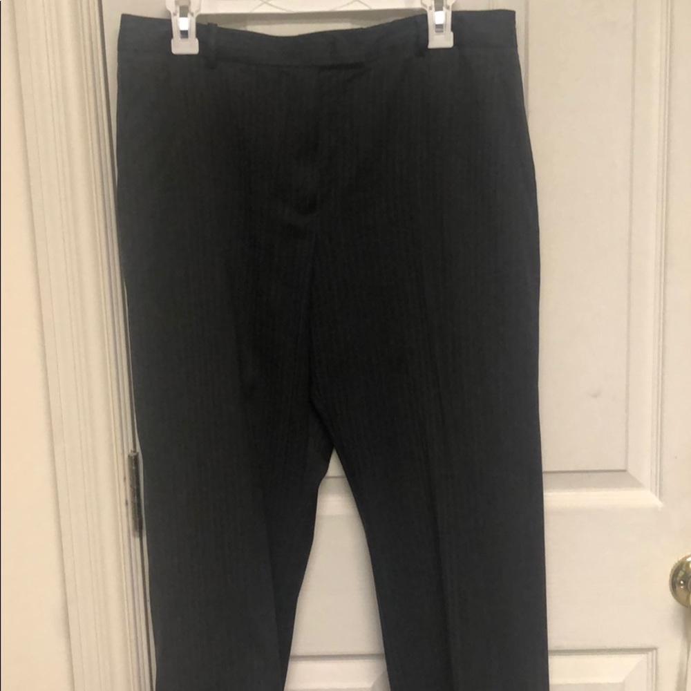 Brooks Brothers women’s slacks grey pin stripe